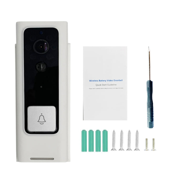 M200B WiFi Intelligent Square Button Video Doorbell, Support Infrared Motion Detection & Adaptive Rate & Two-way Intercom & Remote / PIR Wakeup