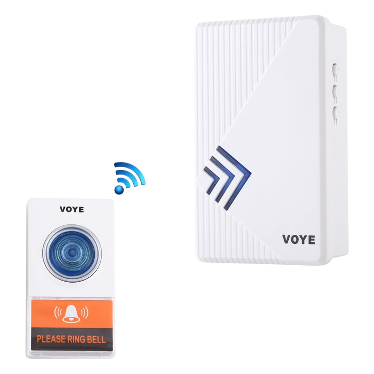 VOYE V022A Home Music Remote Control Wireless Doorbell with 38 Polyphony Sounds