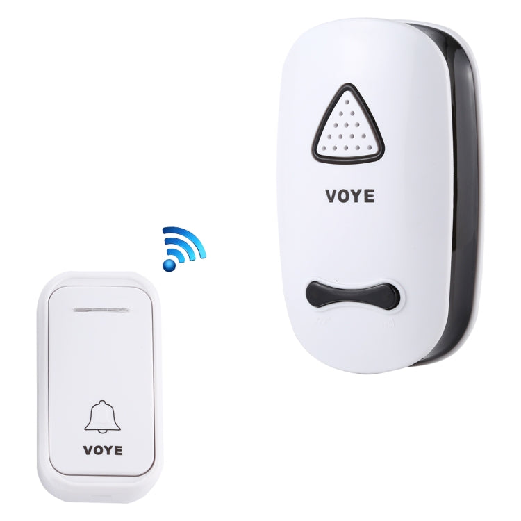 VOYE V025F Home Music Remote Control Wireless Doorbell with 38 Polyphony Sounds, US Plug