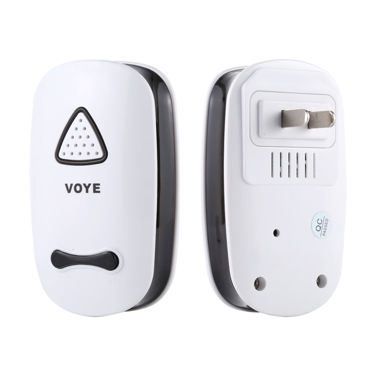 VOYE V025F Home Music Remote Control Wireless Doorbell with 38 Polyphony Sounds, US Plug