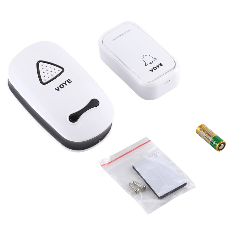 VOYE V025F Home Music Remote Control Wireless Doorbell with 38 Polyphony Sounds, US Plug