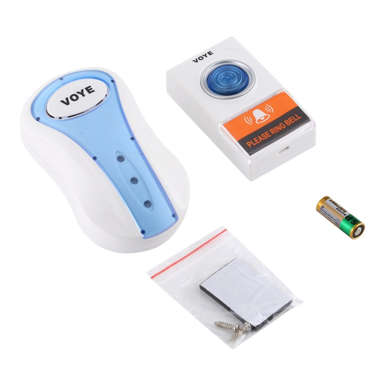 VOYE V008A Home Music Remote Control Wireless Doorbell with 38 Polyphony Sounds, US Plug