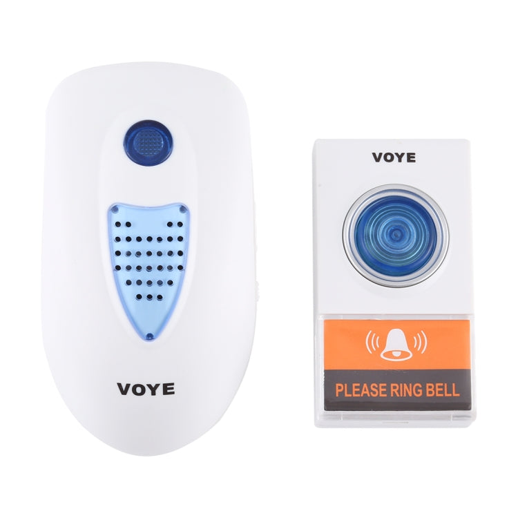 VOYE V003A Home Music Remote Control Wireless Doorbell with 38 Polyphony Sounds, US Plug
