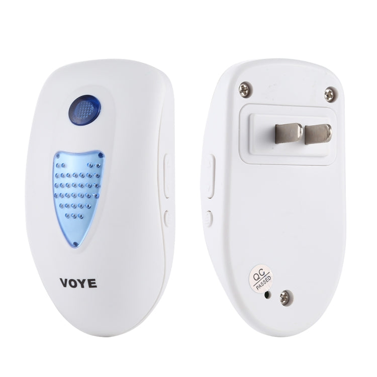 VOYE V003A Home Music Remote Control Wireless Doorbell with 38 Polyphony Sounds, US Plug