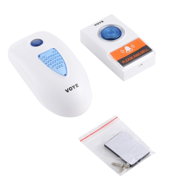 VOYE V003A Home Music Remote Control Wireless Doorbell with 38 Polyphony Sounds, US Plug