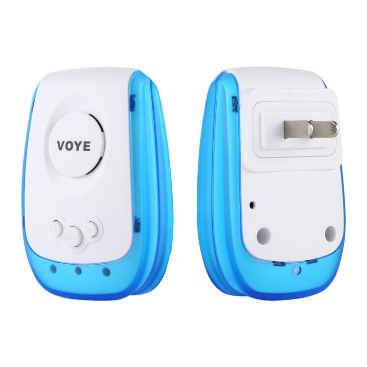 VOYE V009A Home Music Remote Control Wireless Doorbell with 38 Polyphony Sounds, US Plug