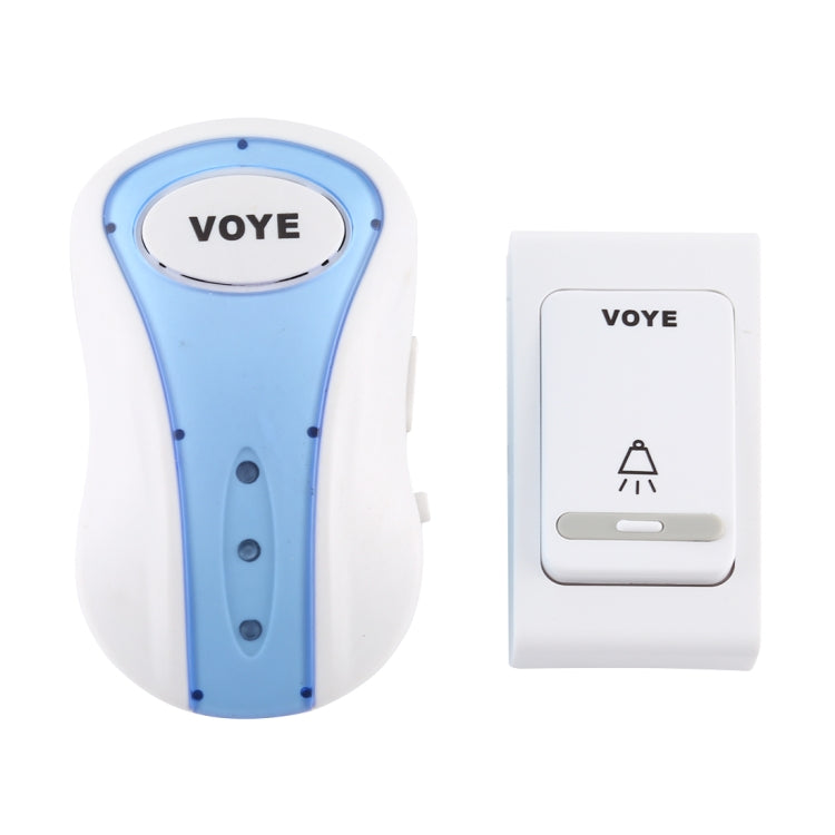 VOYE V008B Home Music Remote Control Wireless Doorbell with 38 Polyphony Sounds, US Plug