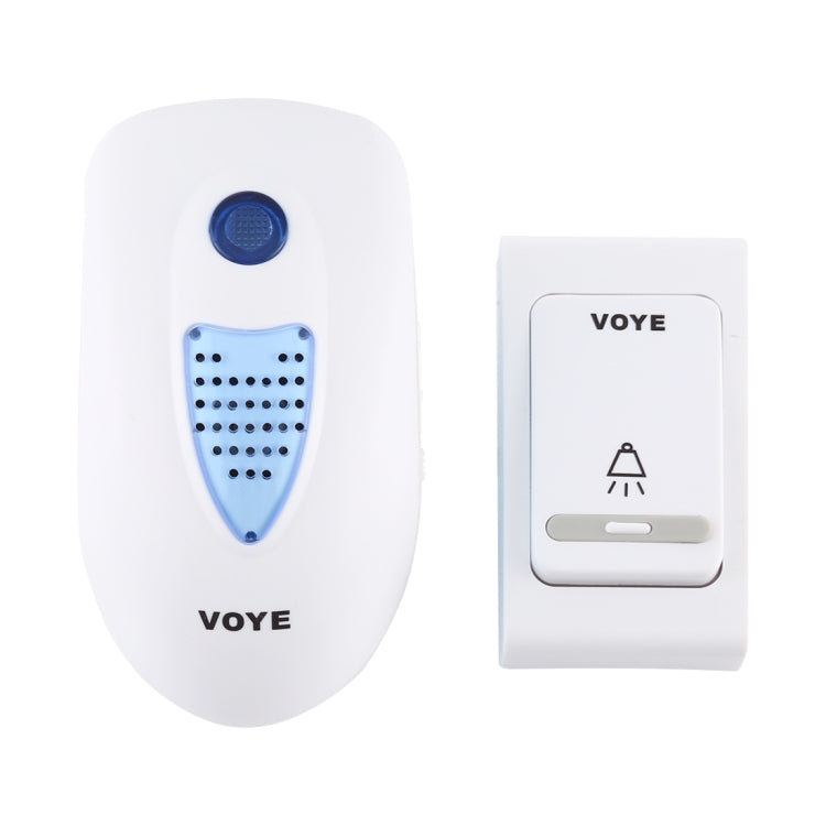 VOYE V003B Home Music Remote Control Wireless Doorbell with 38 Polyphony Sounds, US Plug