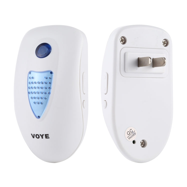VOYE V003B Home Music Remote Control Wireless Doorbell with 38 Polyphony Sounds, US Plug