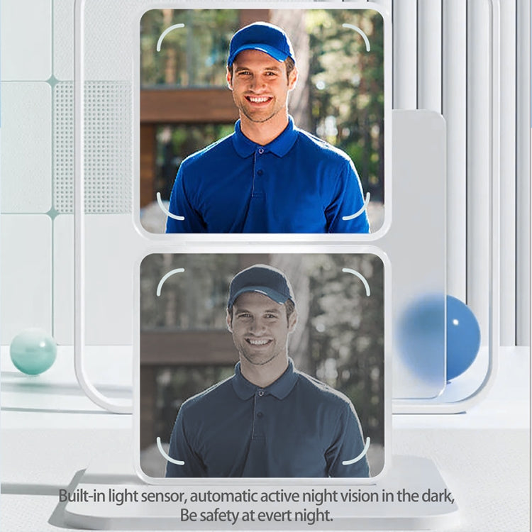 DoorBell i5 Smart Doorbell HD Wireless Bluetooth WiFi Security Camera Visual Doorbells Anti-theft Support Bidirectional Voice Intercom