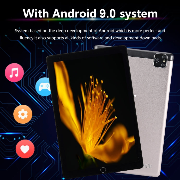 Android 9.0, MTK8321 Octa Core Cortex-A7, Support Dual SIM & Bluetooth & WiFi & GPS, EU Plug