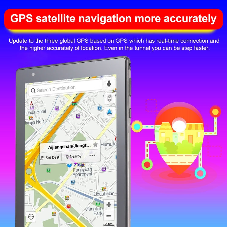 Android 9.0, MTK8321 Octa Core Cortex-A7, Support Dual SIM & Bluetooth & WiFi & GPS, EU Plug