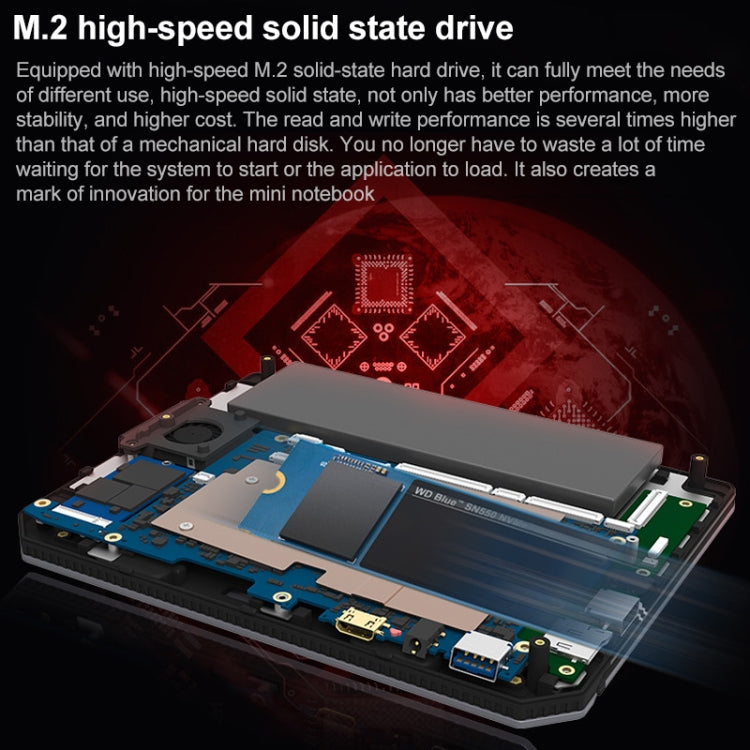 Windows 10 Intel Celeron N4000 Dual Core up to 2.6GHz, Support Dual Band WiFi & BT & TF Card