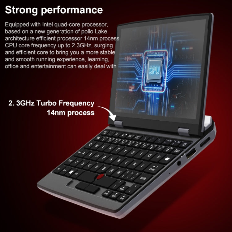 Windows 10 Intel Celeron N4000 Dual Core up to 2.6GHz, Support Dual Band WiFi & BT & TF Card