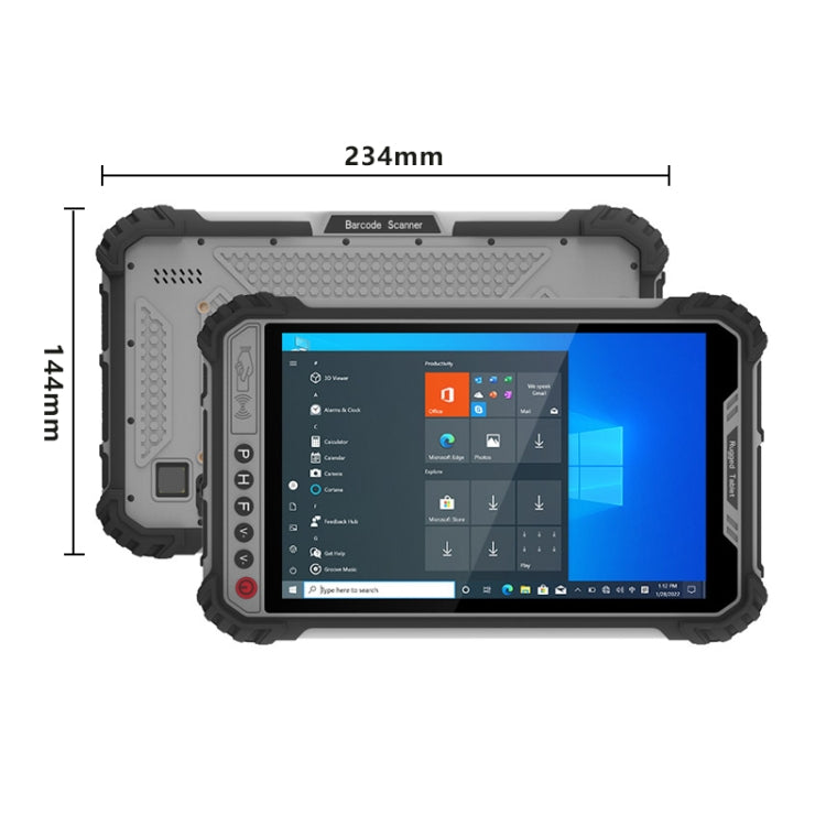 IP65 Waterproof Shockproof Dustproof, Windows 10, Intel Core i5-8200Y Dual Core, Support WiFi / BT / RJ-45, EU Plug
