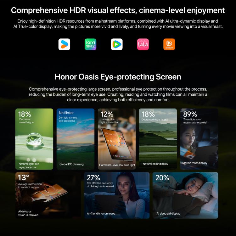 Honor MagicPad3 Pro 13.3 inch WiFi Tablet PC, 16GB+512GB MagicOS 10.0 Qualcomm Snapdragon 8 Lite Gen5 Octa Core