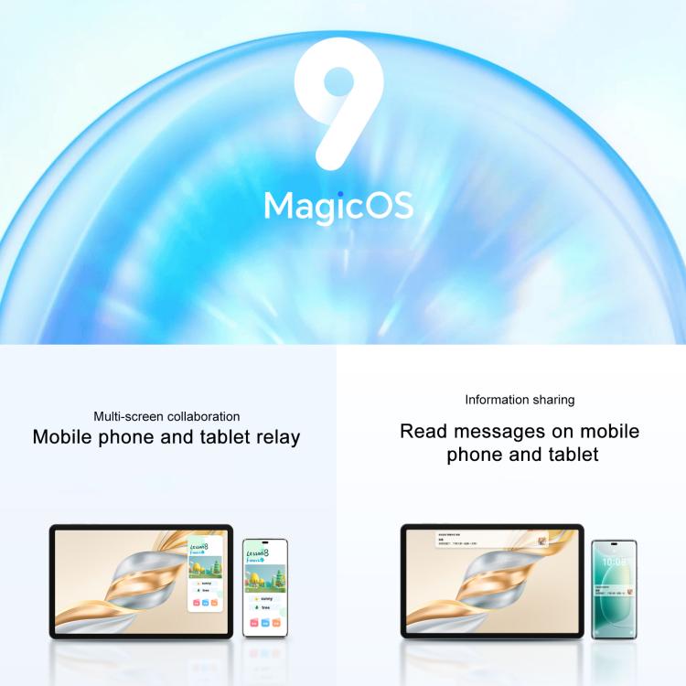 Honor Pad X9 Pro WiFi Tablet PC, 11.5 inch 8GB+256GB MagicOS 9.0 Qualcomm Snapdragon 685 Octa Core