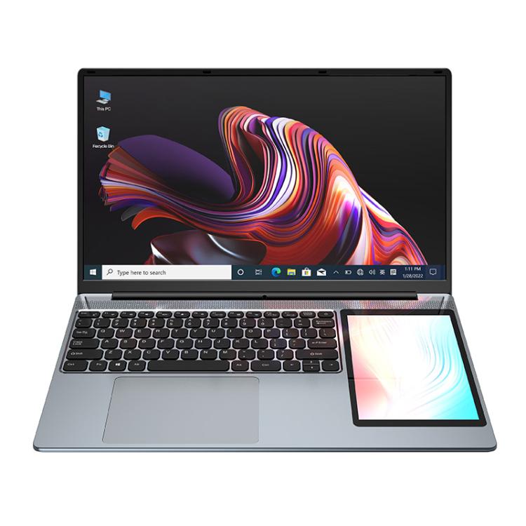 UNIWA ULAP Q15ZR Laptop, 16GB+512GB, 15.6 inch and 7 inch Dual Display Windows 11 Intel Alder Lake N100 Octa Core, AU Plug