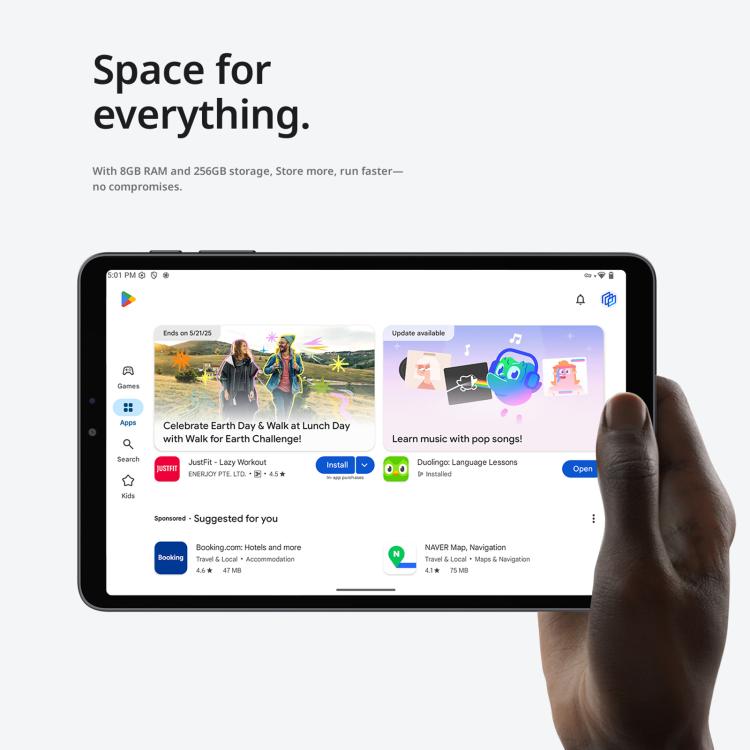 ALLDOCUBE iPlay 70 Mini Pro Tablet PC, 8GB+256GB, 8.4 inch Android 15 MTK MT8791 Octa Core Support Dual SIM 4G LTE