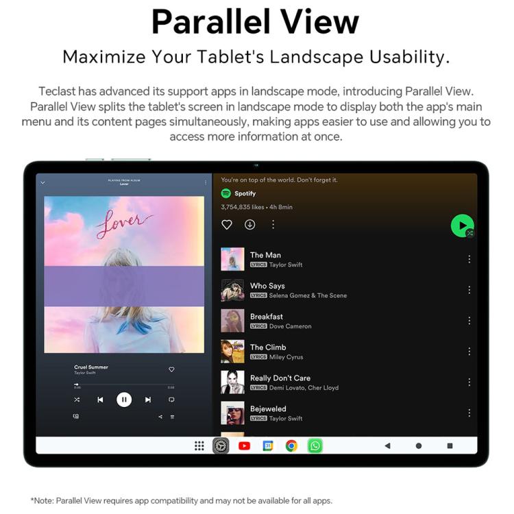 Teclast M50 Mini WiFi Tablet PC, 4GB+128GB, 8.7 inch Android 15 Unisoc T606 Octa Core