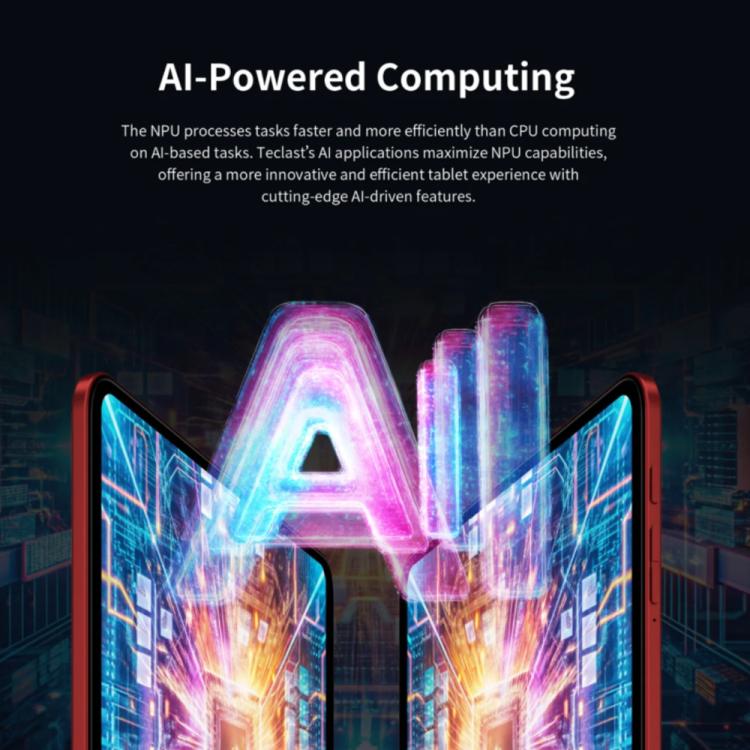 Teclast T60AI WiFi Tablet PC, 6GB+128GB, 12 inch Android 15 Allwinner A733 Octa Core with NPU