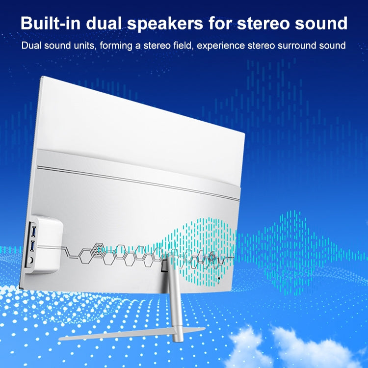 PC-K6 E20 23.5 inch Borderless Business All in One PC, 8GB+256GB Windows 7 Intel i5-3470 Quad Core