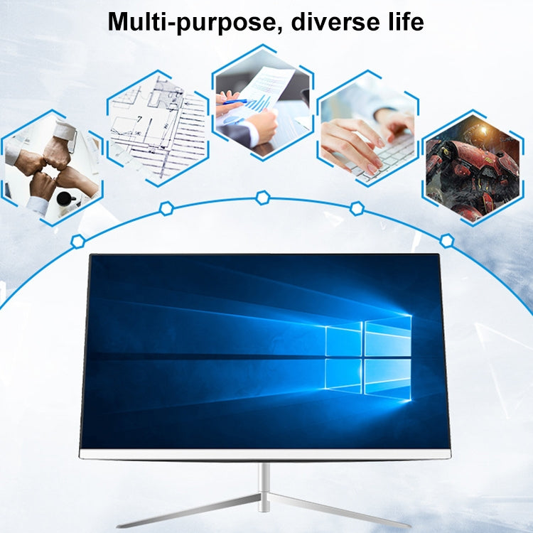 PC-K6 E20 23.5 inch Borderless Business All in One PC, 8GB+256GB Windows 7 Intel i5-3470 Quad Core