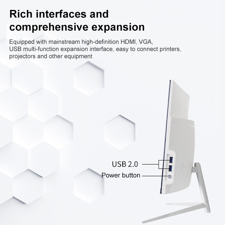 PC-K6 E20 23.5 inch Borderless Business All in One PC, 8GB+256GB Windows 7 Intel i5-3470 Quad Core