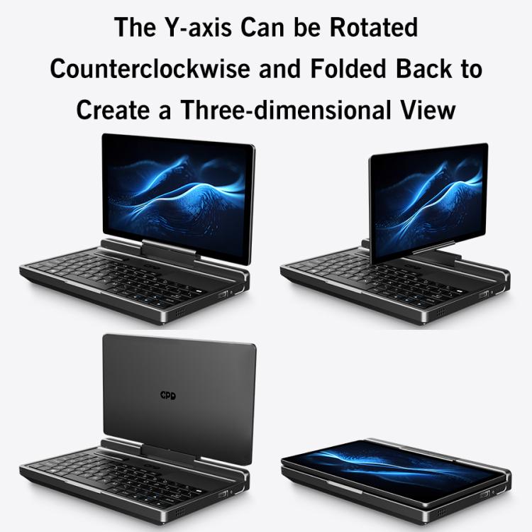 GPD MicroPC 2 Handheld Gaming PC, 16GB+512GB, 7 inch Windows 11 Pro Intel Processor N250, US Plug