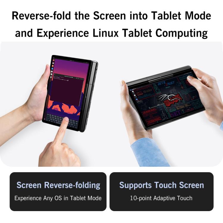 GPD MicroPC 2 Handheld Gaming PC, 16GB+512GB, 7 inch Windows 11 Pro Intel Processor N250, US Plug