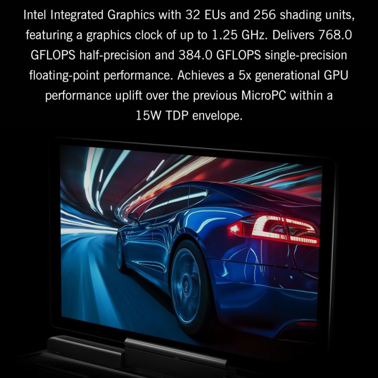GPD MicroPC 2 Handheld Gaming PC, 16GB+512GB, 7 inch Windows 11 Pro Intel Processor N250, US Plug