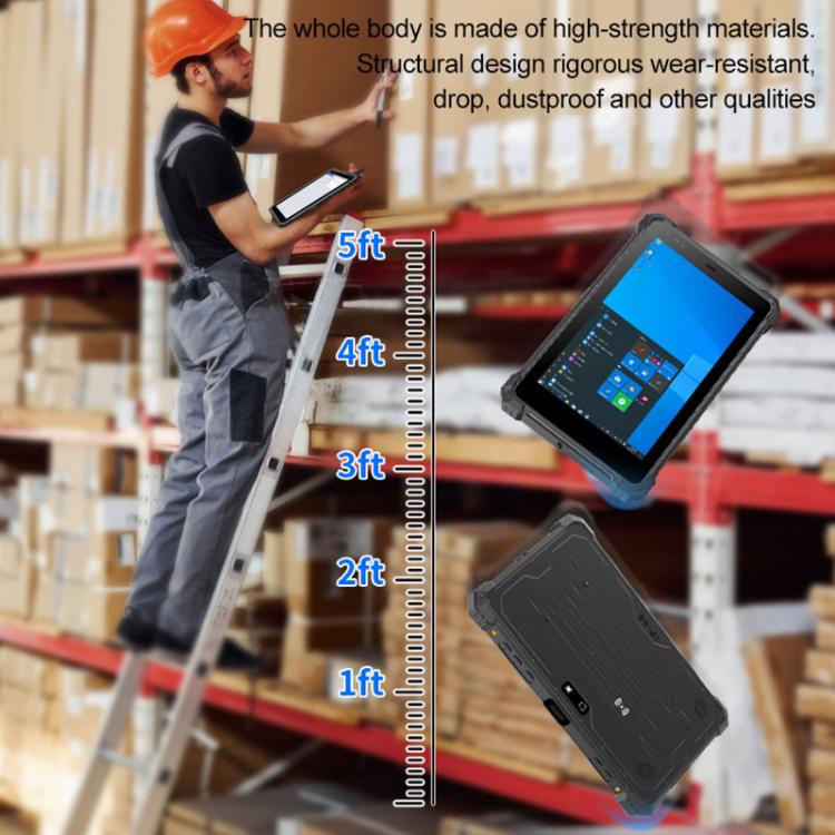 CENAVA W10Y IP68 Rugged Tablet PC, 8GB+128GB, 10.1 inch Windows 11 Intel Core i5-10210Y Quad Core, EU Plug