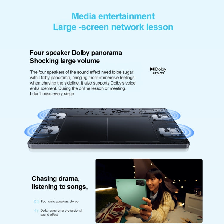 MIUI Pad 13 OS MediaTek Helio G99 Octa Core up to 2.2GHz, 8000mAh Battery, Support BT WiFi, Not Support Google Play