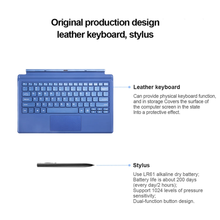 Windows 10 System, Qualcomm Snapdragon 850 Octa Core up to 2.96GHz, with Keyboard & Stylus Pen, Support Dual SIM & Dual Band WiFi & Bluetooth & GPS, US Plug