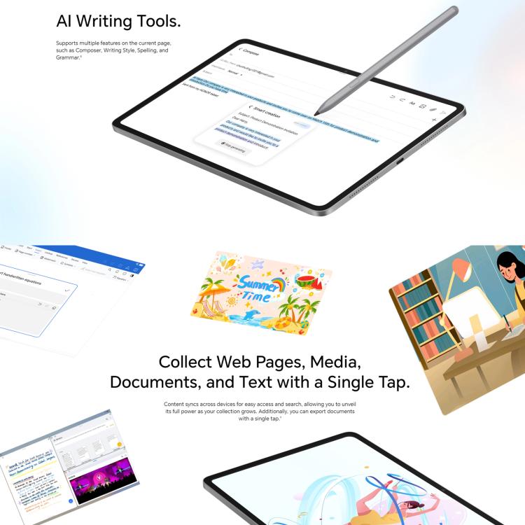 Honor Pad 10 WiFi Tablet PC, 12.1 inch 8GB+256GB MagicOS 9.0 Qualcomm Snapdragon 7 Gen3 Octa Core