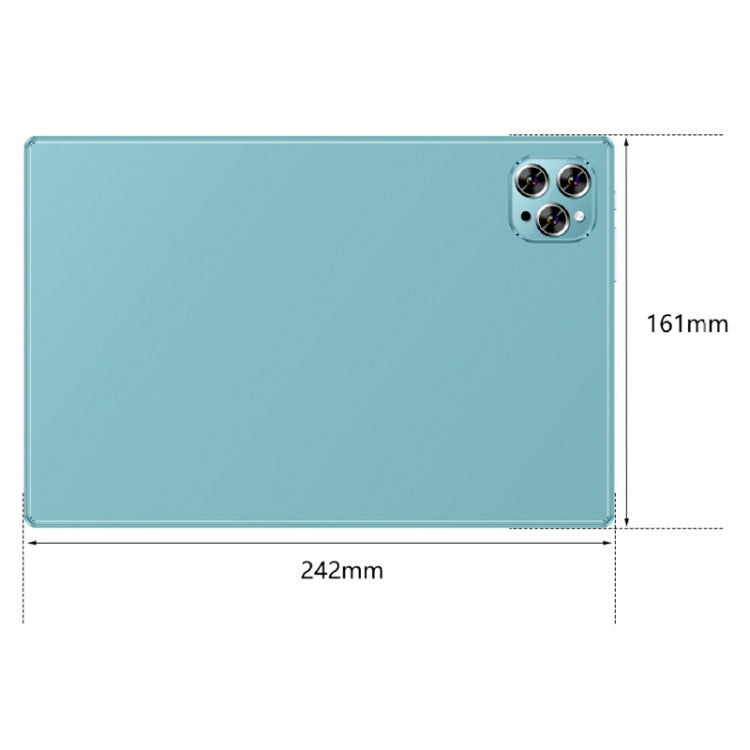 Y22 10.1 inch Smart Learning Tablet PC Combo Set, 4GB+32GB, Android 10 MTK6755 Octa Core, 4G Network, with Leather Case + Keyboard, US Plug (Light Green)