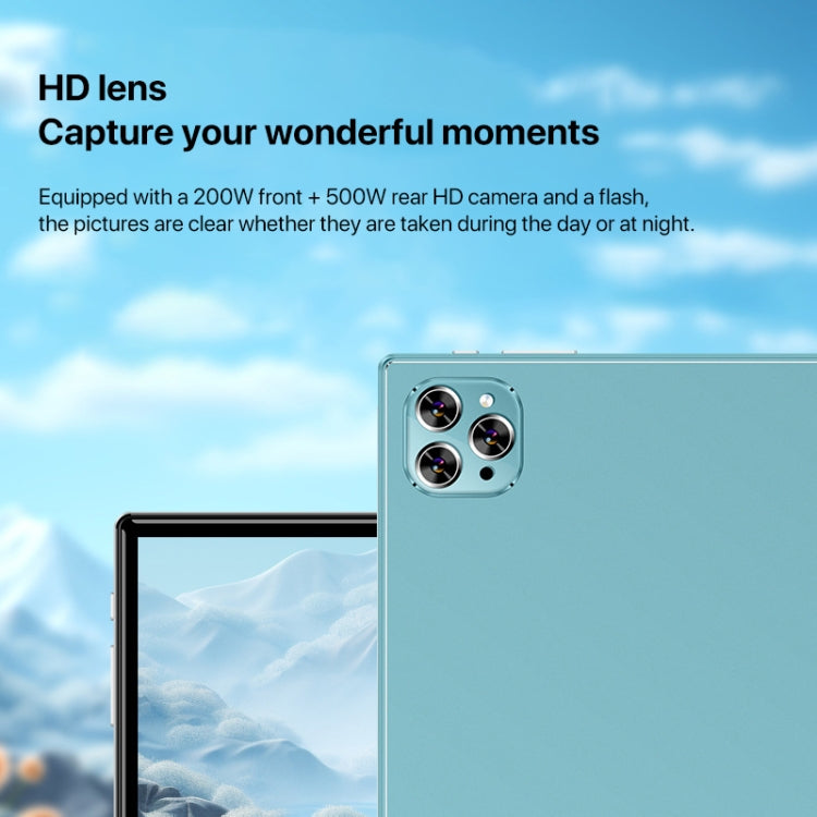 Y22 10.1 inch Smart Learning Tablet PC Combo Set, 4GB+32GB, Android 10 MTK6755 Octa Core, 4G Network, with Leather Case + Keyboard, US Plug (Light Green)