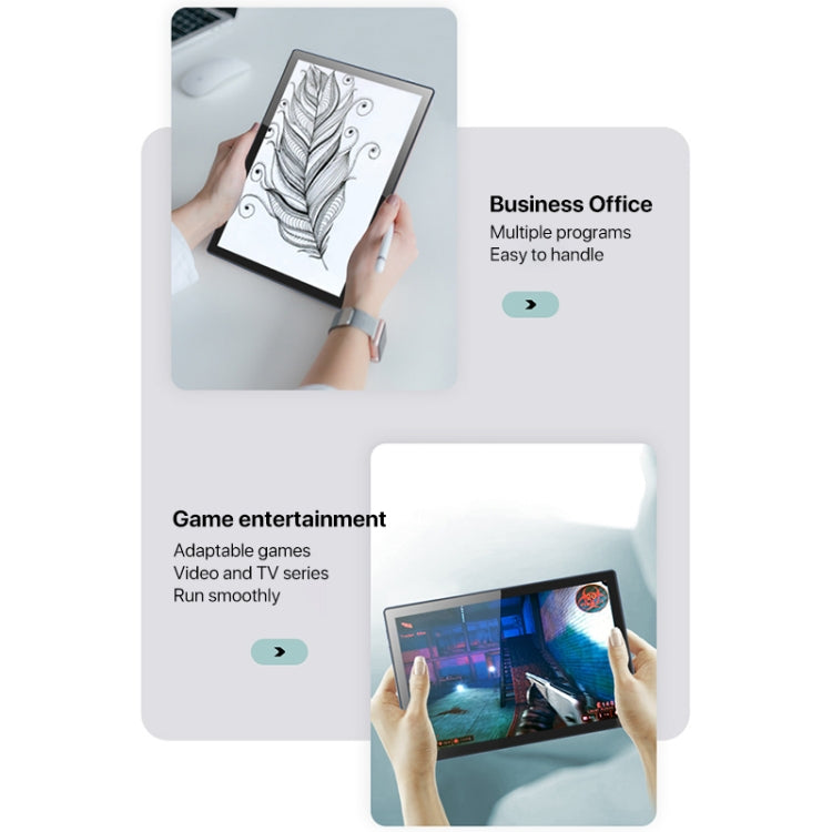Y22 10.1 inch Smart Learning Tablet PC Combo Set, 4GB+64GB, Android 10 MTK6755 Octa Core, 4G Network, with Leather Case + Keyboard, US Plug (Light Green)