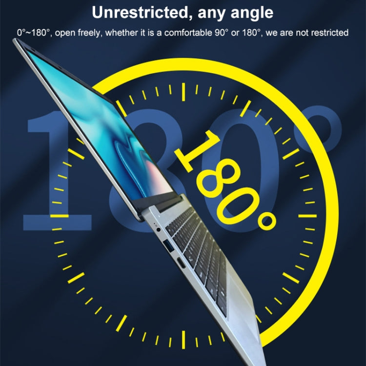 S07 14 inch Ultrathin Laptop, 12GB+1TB, Windows 11 Intel Celeron J4025 Dual Core, US Plug (Silver)