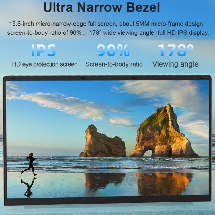 WS07 15.6 inch Ultrathin Laptop, 16GB+256GB, Windows 11 Intel Ice Lake i5-1030NG7 Quad Core, EU Plug (Space Grey)