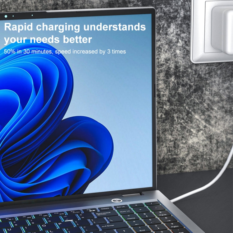 WS07 15.6 inch Ultrathin Laptop, 16GB+256GB, Windows 11 Intel Core i7-1355U Deca Core, EU Plug (Space Grey)