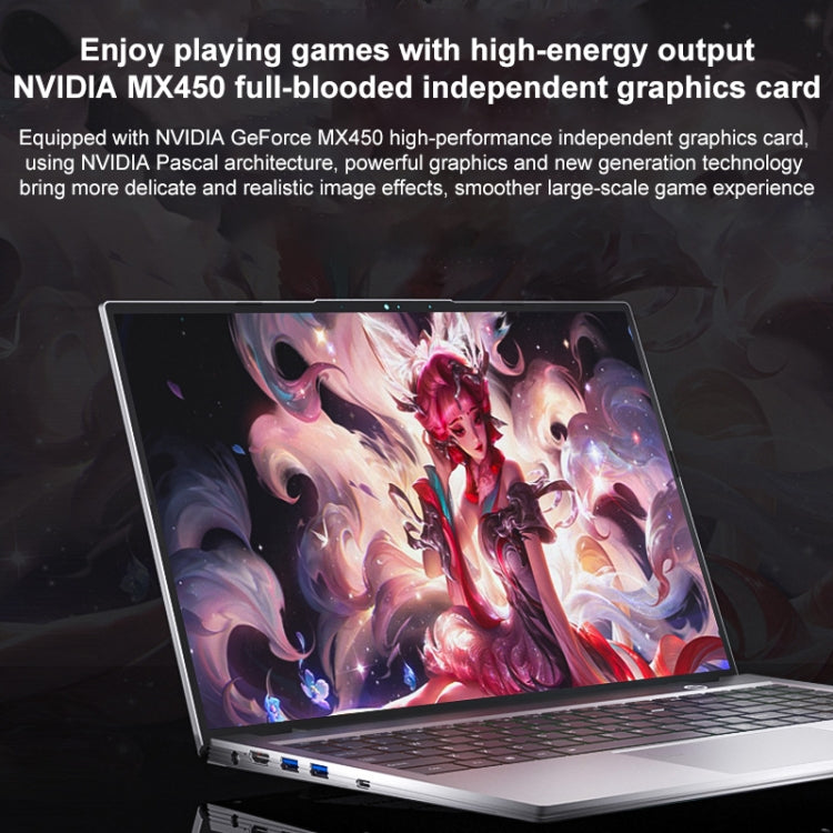 WS07 15.6 inch Ultrathin Laptop, 16GB+512GB, Windows 11 Intel Core i7-1355U Deca Core, EU Plug (Space Grey)