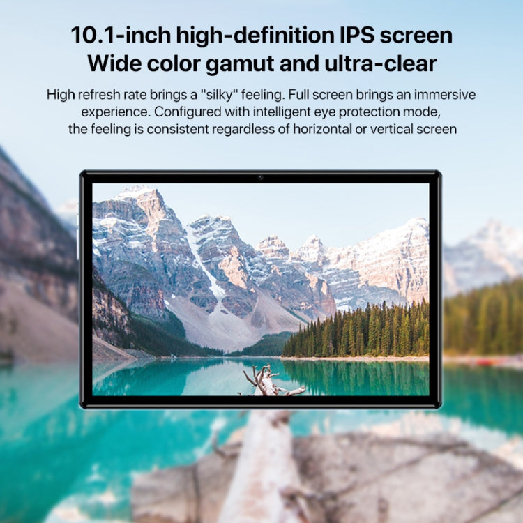 P30 10.1 inch 4G LTE Tablet PC, 4GB+32GB, Android 8.1 MTK6755 Octa Core, Support Dual SIM, US Plug (Blue)