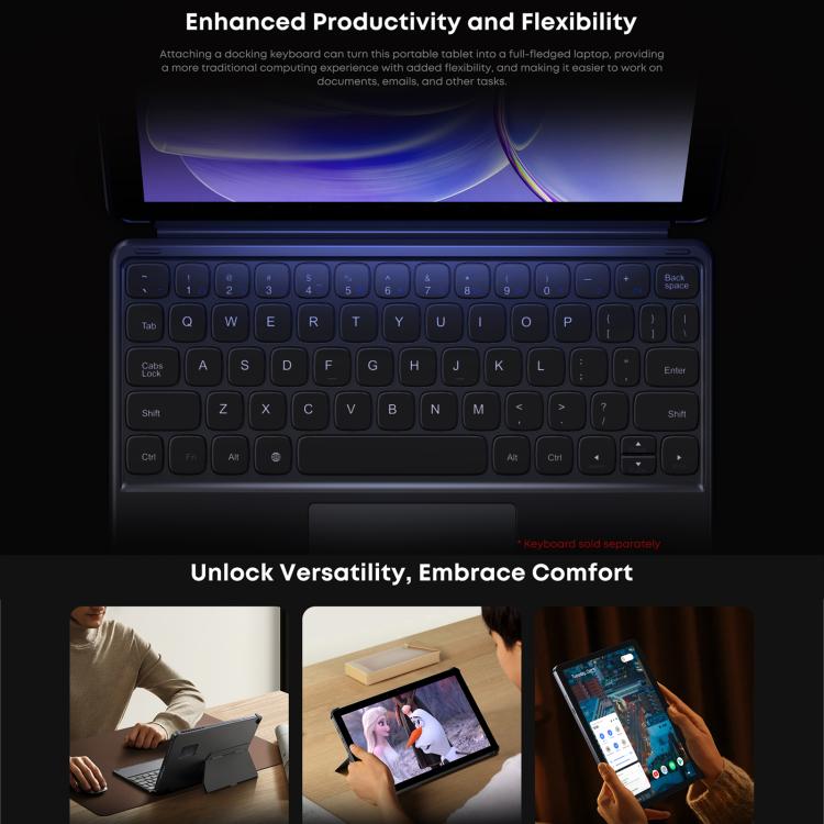 CHUWI Hi10 X2 10.1 inch Tablet PC, 8GB+256GB, Windows 11, Intel Core i3-10100Y Quad Core,EU Plug