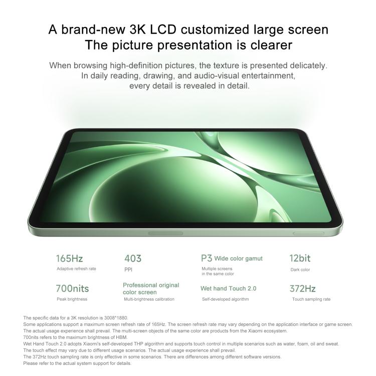 Xiaomi REDMI K Pad 8.8 inch, 12GB+512GB, HyperOS 2, MediaTek Dimensity 9400+ Octa Core CPU