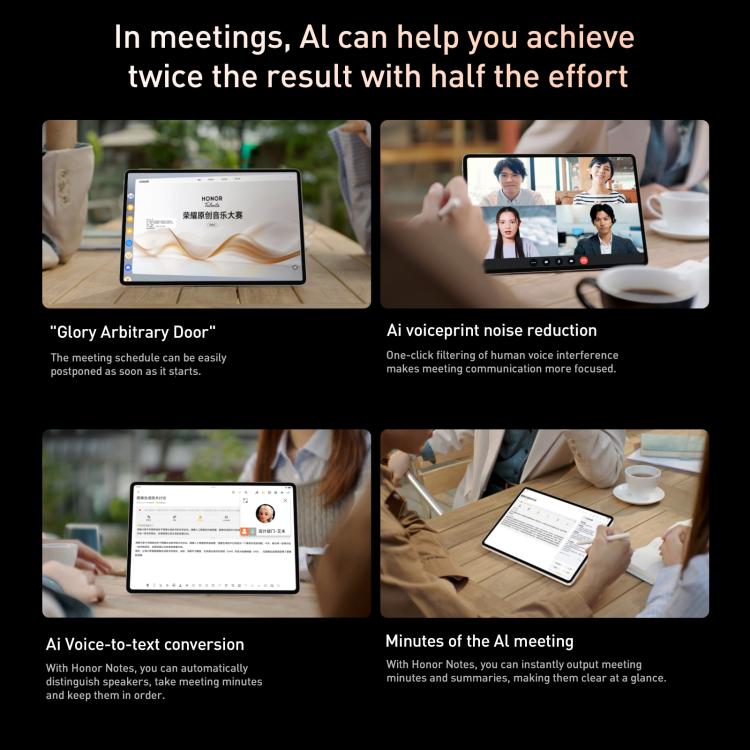 Honor MagicPad3 13.3 inch WiFi Tablet PC, 12GB+256GB MagicOS 9.0.1 Qualcomm Snapdragon 8 Gen3 Octa Core
