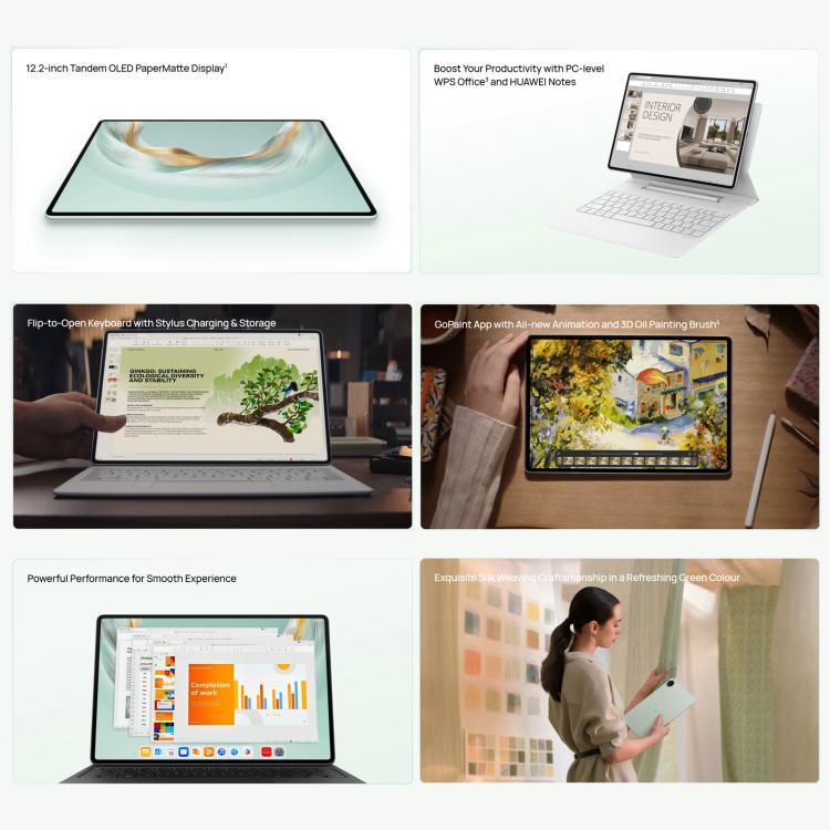 HUAWEI MatePad Pro 12.2 inch 2025 WiFi, 12GB+512GB, HarmonyOS 5.0 Hisilicon Kirin 9020A, Not Support Google Play