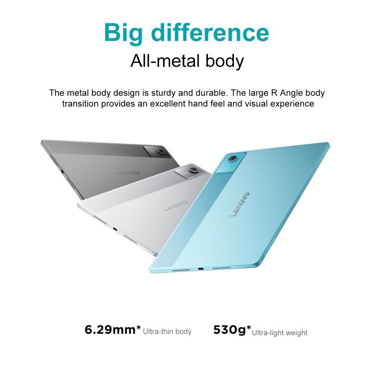 Lenovo Xiaoxin Pad 12.1 inch 2025 WiFi Tablet, 8GB+128GB, MediaTek Dimensity 6400 Octa Core,US Plug