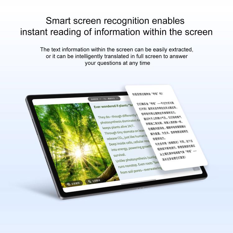 Lenovo Xiaoxin Pad 12.1 inch 2025 WiFi Tablet, 8GB+256GB, MediaTek Dimensity 6400 Octa Core,US Plug