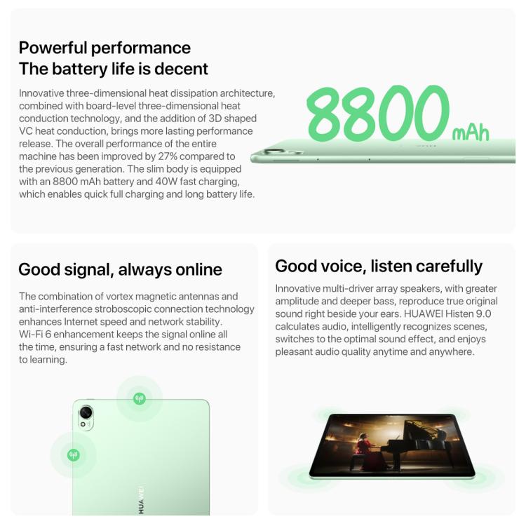 HUAWEI MatePad 11.5 S 2025 WiFi, 12GB+256GB, HarmonyOS 5.0 Hisilicon Kirin T92B, Not Support Google Play